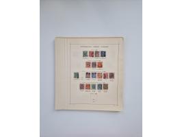 1850/1960(ca.), interessante ungebrauchte/postfrische und gestempelte Partie mit einigen Briefen, dabei Schaubek-Album ab Alt