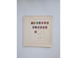 1850/1960(ca.), interessante ungebrauchte/postfrische und gestempelte Partie mit einigen Briefen, dabei Schaubek-Album ab Alt