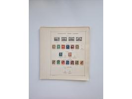 1850/1960(ca.), interessante ungebrauchte/postfrische und gestempelte Partie mit einigen Briefen, dabei Schaubek-Album ab Alt