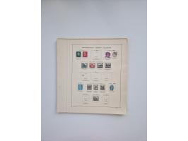 1850/1960(ca.), interessante ungebrauchte/postfrische und gestempelte Partie mit einigen Briefen, dabei Schaubek-Album ab Alt