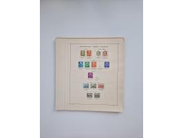 1850/1960(ca.), interessante ungebrauchte/postfrische und gestempelte Partie mit einigen Briefen, dabei Schaubek-Album ab Alt