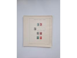 1850/1960(ca.), interessante ungebrauchte/postfrische und gestempelte Partie mit einigen Briefen, dabei Schaubek-Album ab Alt