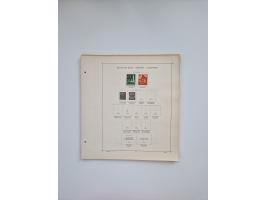 1850/1960(ca.), interessante ungebrauchte/postfrische und gestempelte Partie mit einigen Briefen, dabei Schaubek-Album ab Alt