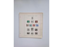 1850/1960(ca.), interessante ungebrauchte/postfrische und gestempelte Partie mit einigen Briefen, dabei Schaubek-Album ab Alt