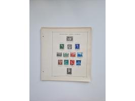 1850/1960(ca.), interessante ungebrauchte/postfrische und gestempelte Partie mit einigen Briefen, dabei Schaubek-Album ab Alt