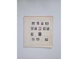 1850/1960(ca.), interessante ungebrauchte/postfrische und gestempelte Partie mit einigen Briefen, dabei Schaubek-Album ab Alt