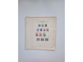 1850/1960(ca.), interessante ungebrauchte/postfrische und gestempelte Partie mit einigen Briefen, dabei Schaubek-Album ab Alt