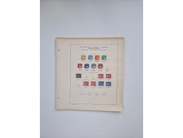 1850/1960(ca.), interessante ungebrauchte/postfrische und gestempelte Partie mit einigen Briefen, dabei Schaubek-Album ab Alt