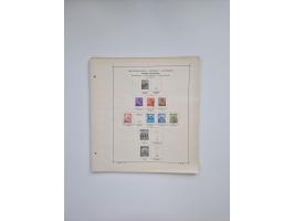 1850/1960(ca.), interessante ungebrauchte/postfrische und gestempelte Partie mit einigen Briefen, dabei Schaubek-Album ab Alt