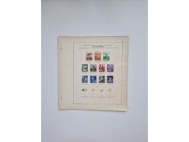 1850/1960(ca.), interessante ungebrauchte/postfrische und gestempelte Partie mit einigen Briefen, dabei Schaubek-Album ab Alt