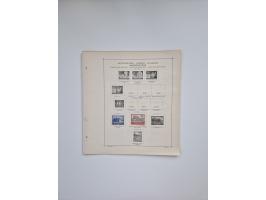 1850/1960(ca.), interessante ungebrauchte/postfrische und gestempelte Partie mit einigen Briefen, dabei Schaubek-Album ab Alt