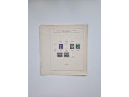 1850/1960(ca.), interessante ungebrauchte/postfrische und gestempelte Partie mit einigen Briefen, dabei Schaubek-Album ab Alt