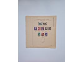 1850/1960(ca.), interessante ungebrauchte/postfrische und gestempelte Partie mit einigen Briefen, dabei Schaubek-Album ab Alt