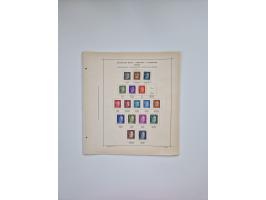 1850/1960(ca.), interessante ungebrauchte/postfrische und gestempelte Partie mit einigen Briefen, dabei Schaubek-Album ab Alt