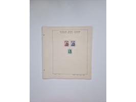 1850/1960(ca.), interessante ungebrauchte/postfrische und gestempelte Partie mit einigen Briefen, dabei Schaubek-Album ab Alt