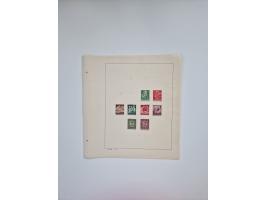 1850/1960(ca.), interessante ungebrauchte/postfrische und gestempelte Partie mit einigen Briefen, dabei Schaubek-Album ab Alt