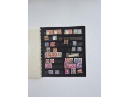 1850/1960(ca.), interessante ungebrauchte/postfrische und gestempelte Partie mit einigen Briefen, dabei Schaubek-Album ab Alt