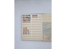 1850/1960(ca.), interessante ungebrauchte/postfrische und gestempelte Partie mit einigen Briefen, dabei Schaubek-Album ab Alt