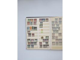 1850/1960(ca.), interessante ungebrauchte/postfrische und gestempelte Partie mit einigen Briefen, dabei Schaubek-Album ab Alt