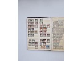 1850/1960(ca.), interessante ungebrauchte/postfrische und gestempelte Partie mit einigen Briefen, dabei Schaubek-Album ab Alt