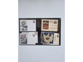 1850/1960(ca.), interessante ungebrauchte/postfrische und gestempelte Partie mit einigen Briefen, dabei Schaubek-Album ab Alt