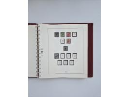 1850/1960(ca.), interessante ungebrauchte/postfrische und gestempelte Partie mit einigen Briefen, dabei Schaubek-Album ab Alt