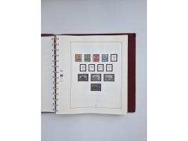 1850/1960(ca.), interessante ungebrauchte/postfrische und gestempelte Partie mit einigen Briefen, dabei Schaubek-Album ab Alt