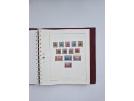 1850/1960(ca.), interessante ungebrauchte/postfrische und gestempelte Partie mit einigen Briefen, dabei Schaubek-Album ab Alt