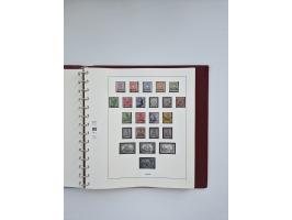 1850/1960(ca.), interessante ungebrauchte/postfrische und gestempelte Partie mit einigen Briefen, dabei Schaubek-Album ab Alt