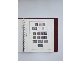 1850/1960(ca.), interessante ungebrauchte/postfrische und gestempelte Partie mit einigen Briefen, dabei Schaubek-Album ab Alt