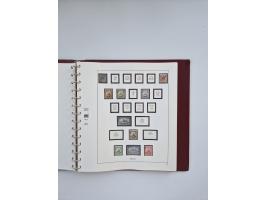 1850/1960(ca.), interessante ungebrauchte/postfrische und gestempelte Partie mit einigen Briefen, dabei Schaubek-Album ab Alt