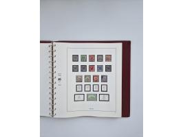 1850/1960(ca.), interessante ungebrauchte/postfrische und gestempelte Partie mit einigen Briefen, dabei Schaubek-Album ab Alt