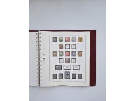 1850/1960(ca.), interessante ungebrauchte/postfrische und gestempelte Partie mit einigen Briefen, dabei Schaubek-Album ab Alt