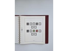 1850/1960(ca.), interessante ungebrauchte/postfrische und gestempelte Partie mit einigen Briefen, dabei Schaubek-Album ab Alt