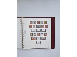 1850/1960(ca.), interessante ungebrauchte/postfrische und gestempelte Partie mit einigen Briefen, dabei Schaubek-Album ab Alt