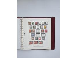 1850/1960(ca.), interessante ungebrauchte/postfrische und gestempelte Partie mit einigen Briefen, dabei Schaubek-Album ab Alt