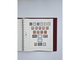 1850/1960(ca.), interessante ungebrauchte/postfrische und gestempelte Partie mit einigen Briefen, dabei Schaubek-Album ab Alt