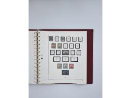 1850/1960(ca.), interessante ungebrauchte/postfrische und gestempelte Partie mit einigen Briefen, dabei Schaubek-Album ab Alt