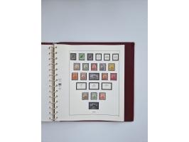 1850/1960(ca.), interessante ungebrauchte/postfrische und gestempelte Partie mit einigen Briefen, dabei Schaubek-Album ab Alt