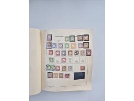 1850/1960(ca.), interessante ungebrauchte/postfrische und gestempelte Partie mit einigen Briefen, dabei Schaubek-Album ab Alt