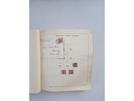 1850/1960(ca.), interessante ungebrauchte/postfrische und gestempelte Partie mit einigen Briefen, dabei Schaubek-Album ab Alt