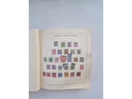 1850/1960(ca.), interessante ungebrauchte/postfrische und gestempelte Partie mit einigen Briefen, dabei Schaubek-Album ab Alt