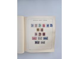 1850/1960(ca.), interessante ungebrauchte/postfrische und gestempelte Partie mit einigen Briefen, dabei Schaubek-Album ab Alt