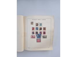 1850/1960(ca.), interessante ungebrauchte/postfrische und gestempelte Partie mit einigen Briefen, dabei Schaubek-Album ab Alt