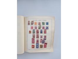 1850/1960(ca.), interessante ungebrauchte/postfrische und gestempelte Partie mit einigen Briefen, dabei Schaubek-Album ab Alt