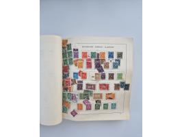 1850/1960(ca.), interessante ungebrauchte/postfrische und gestempelte Partie mit einigen Briefen, dabei Schaubek-Album ab Alt