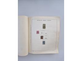 1850/1960(ca.), interessante ungebrauchte/postfrische und gestempelte Partie mit einigen Briefen, dabei Schaubek-Album ab Alt