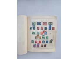 1850/1960(ca.), interessante ungebrauchte/postfrische und gestempelte Partie mit einigen Briefen, dabei Schaubek-Album ab Alt