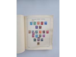 1850/1960(ca.), interessante ungebrauchte/postfrische und gestempelte Partie mit einigen Briefen, dabei Schaubek-Album ab Alt