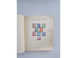 1850/1960(ca.), interessante ungebrauchte/postfrische und gestempelte Partie mit einigen Briefen, dabei Schaubek-Album ab Alt